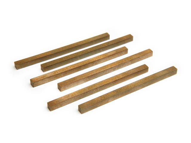 Pierres de rodage sans support (ici, pierres de diamant 70x4x4/3mm, grosseur du grain et concentration D76C50)